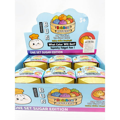 4pc Set Mini Maltose Glitter Dumpling Squishy