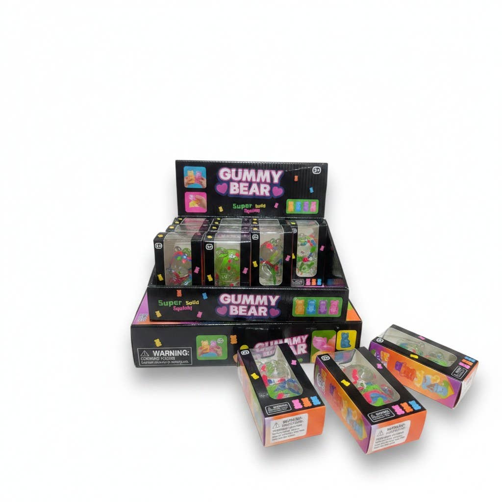 Crystal Confetti Gummy Bear Fidget Toy