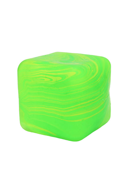 Marbled Cube Putty Filled Squishy - 12 Pcs