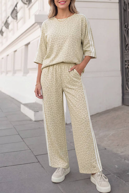 Leopard / Camo / Mallard Striped Detail Pants Set | S-4X