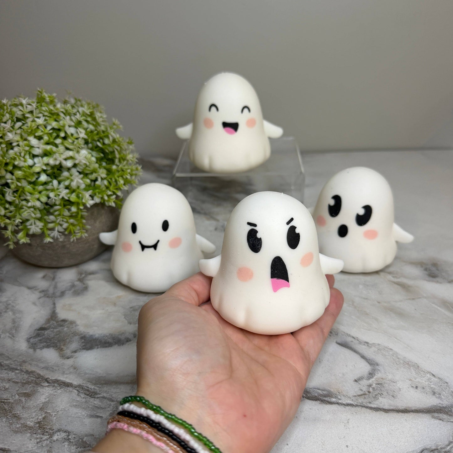 Squishy Toy - Marshmallow Ghost