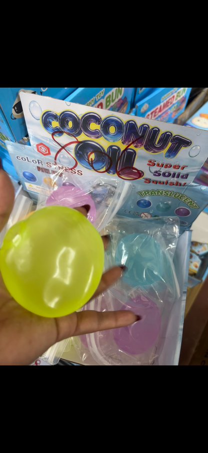 Coconut oil squishy glow in the dark
