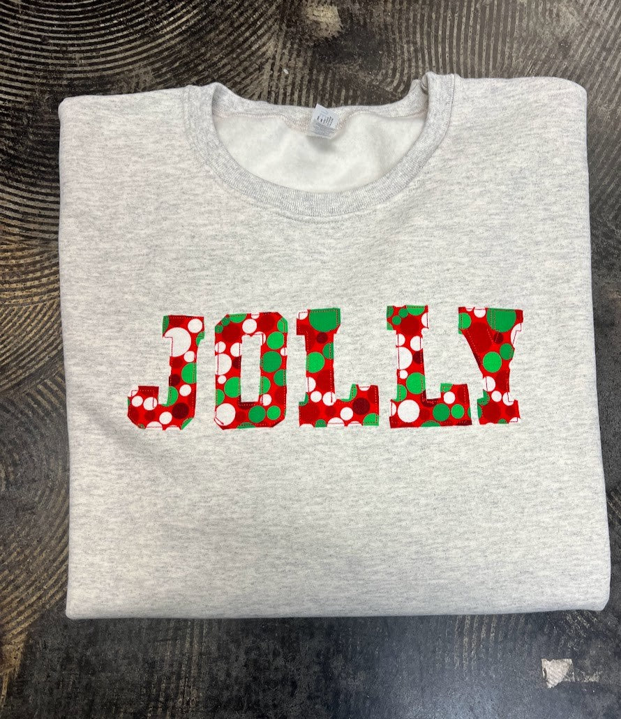 Jolly Applique Sweatshirt|8142
