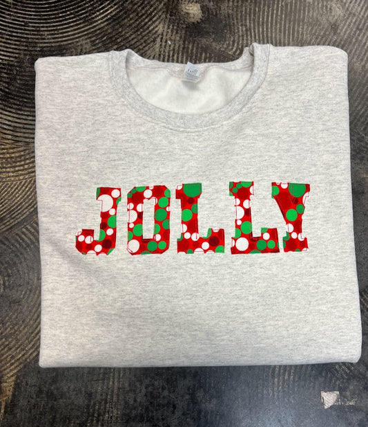 Jolly Applique Sweatshirt|8142
