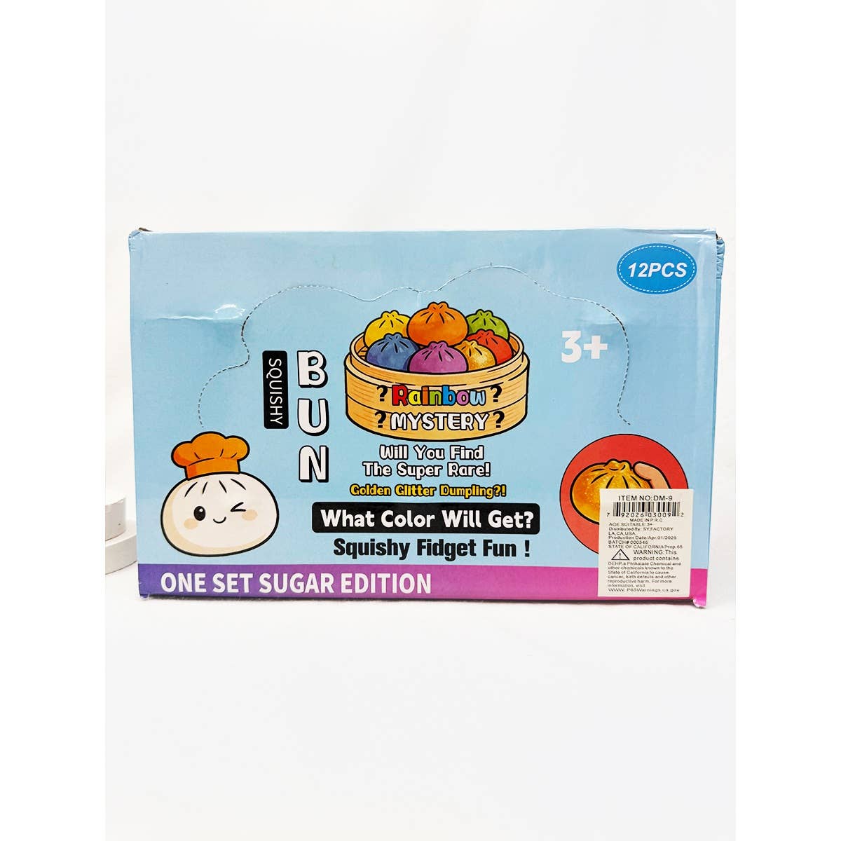 4pc Set Mini Maltose Glitter Dumpling Squishy