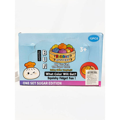 4pc Set Mini Maltose Glitter Dumpling Squishy