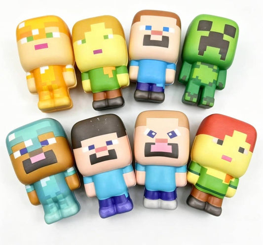 Minecraft Squishy Stress Relief Toy squeeze fidget toy