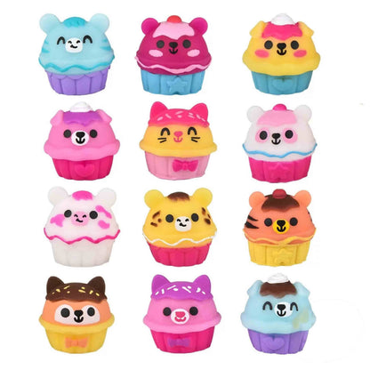 Gummy Cupcake Animals Toy
