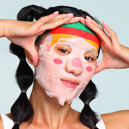 Christmas Holiday Santa's WorkShop Facial Mask Gift Set