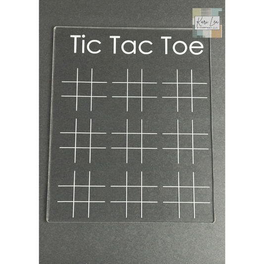 Tic Tac Toe - Acrylic Travel Game|9153