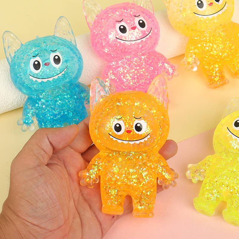 Maltose Glitter cute kitten squishy toy-Random Color