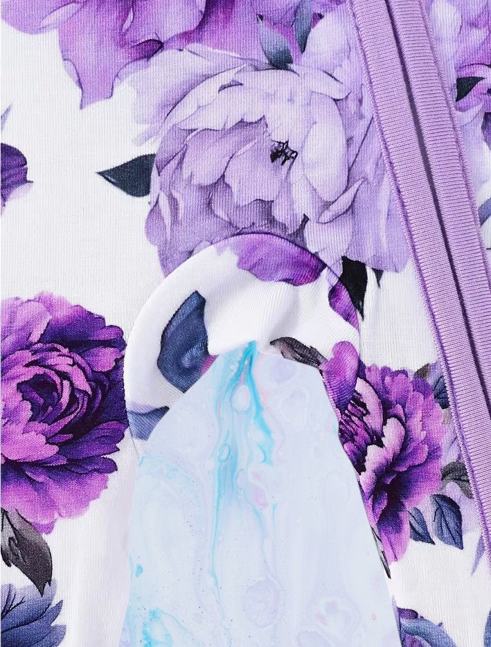 Purple Peony Bamboo Sleeper|8851