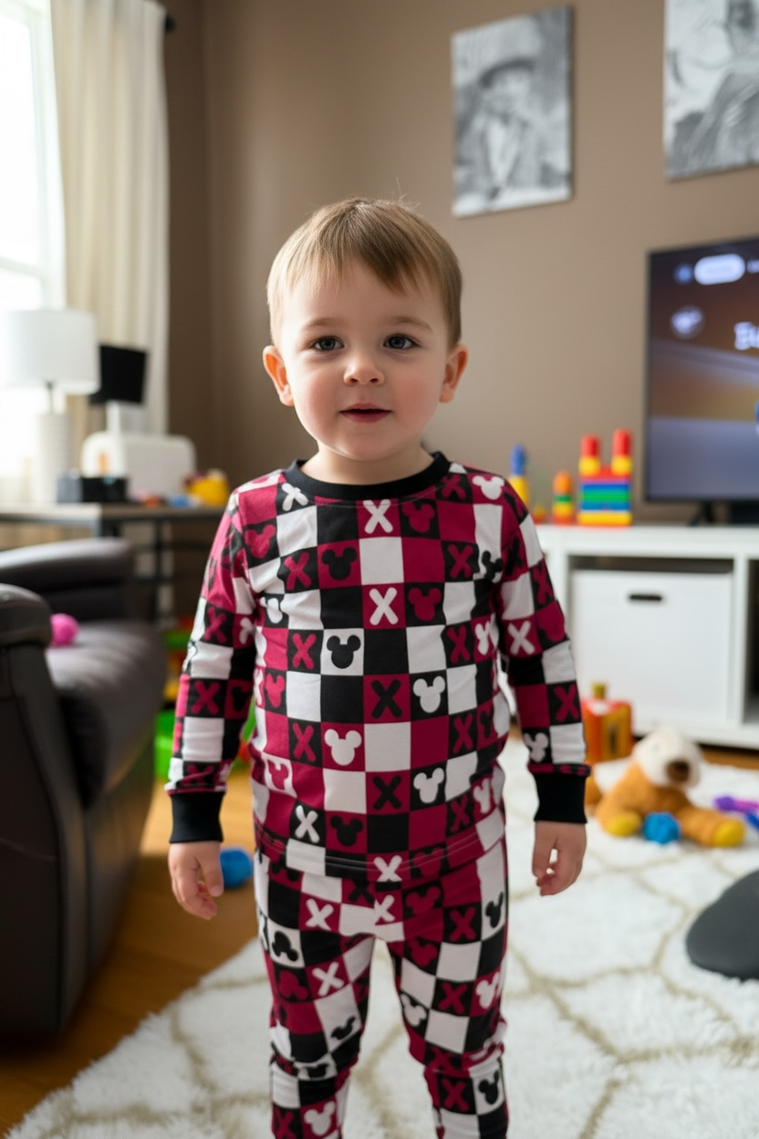 Red XOXO Mickey Set|8744