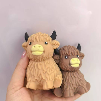 Highland Cow Squishy Squeeze Toy Fidget Toy