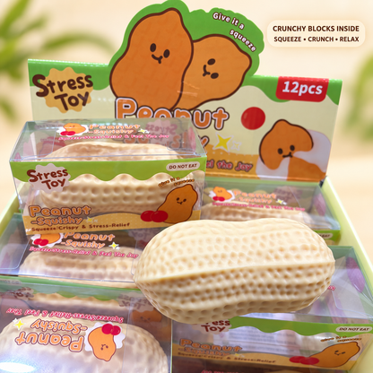 Crunchy Peanut Block Squishy Toy