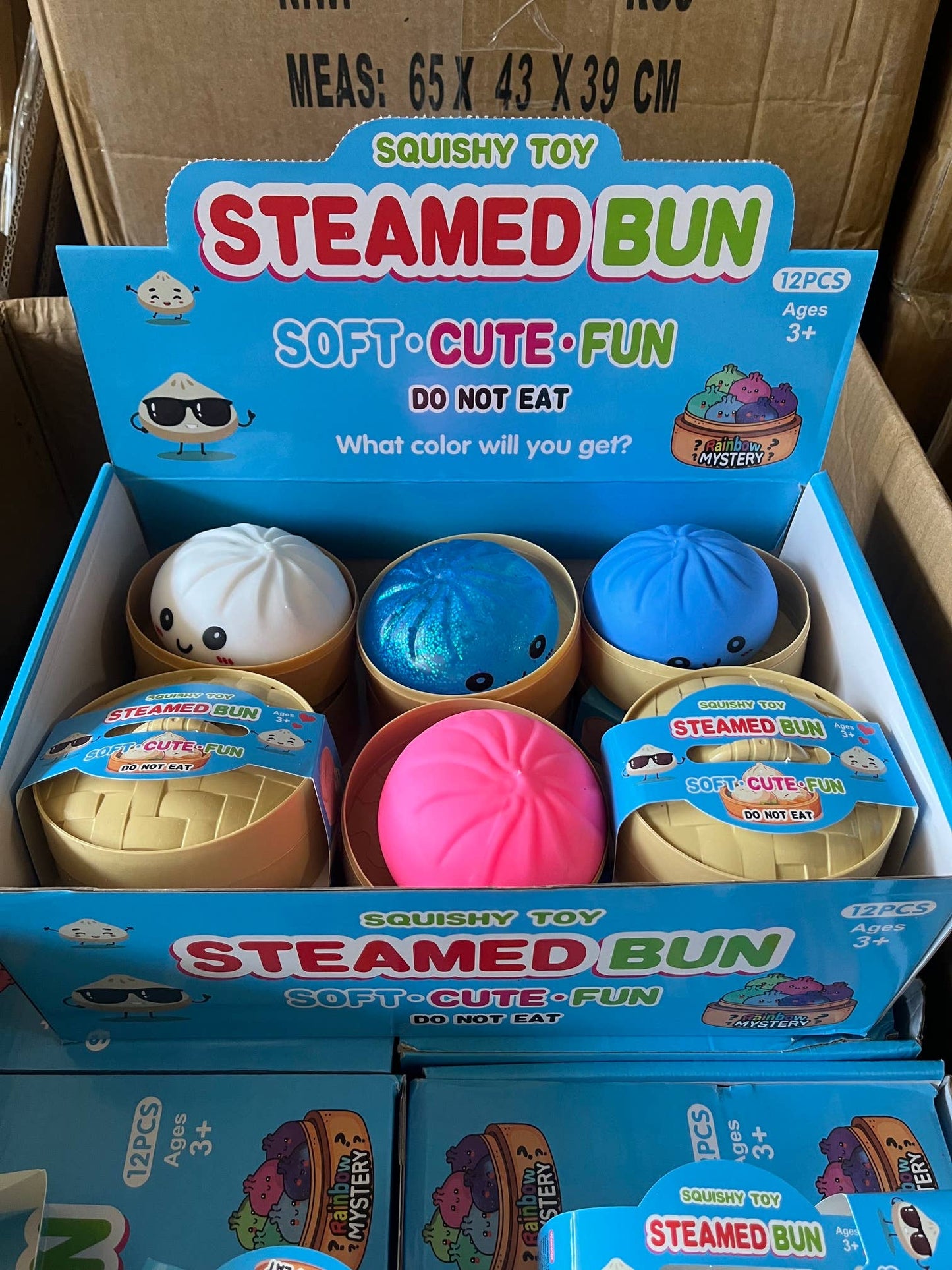 Squishy Solid + 1 Glitter MYSTERY Dumplings Toy | Trendy HOT