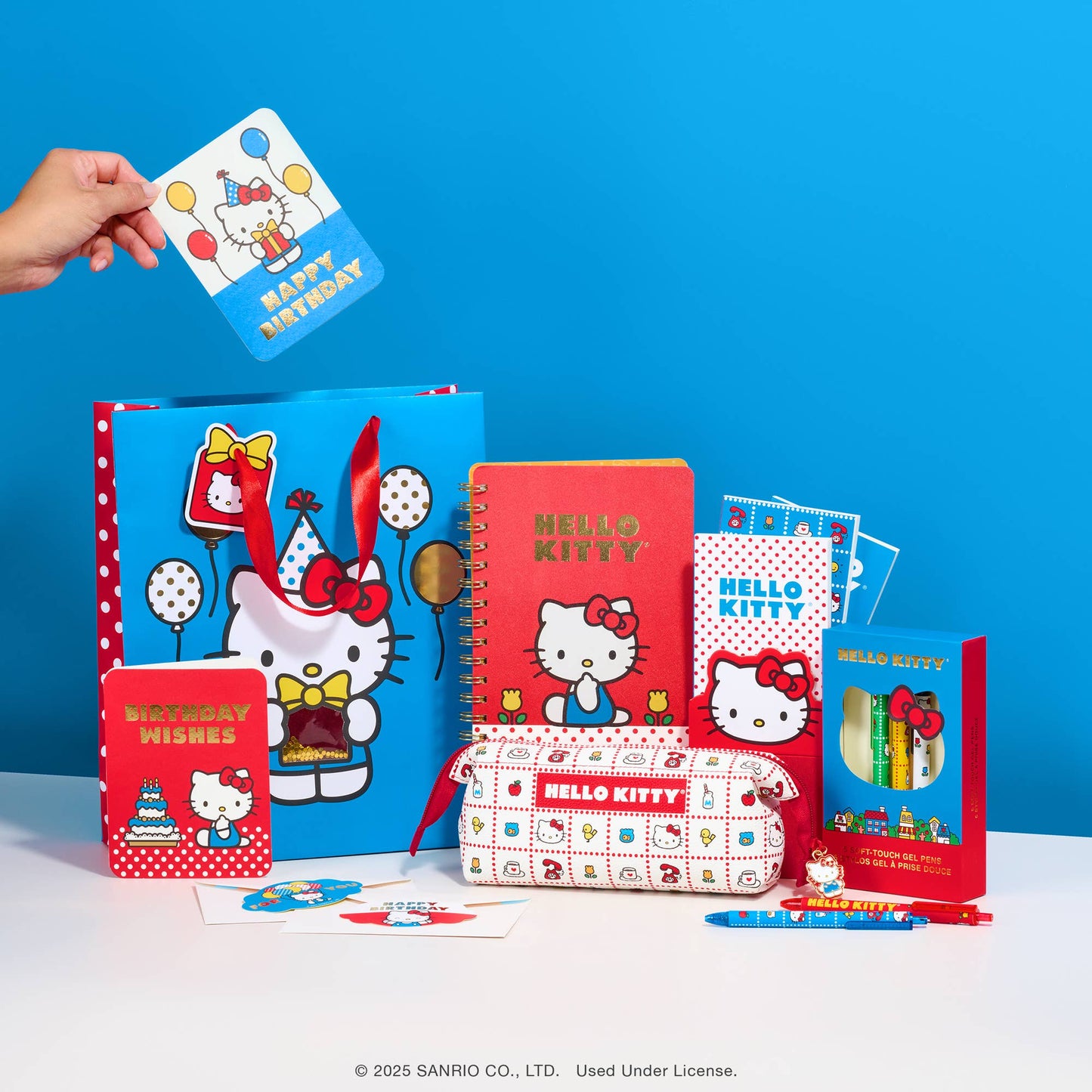Retro Hello Kitty Soft-Touch Gel Pen Set