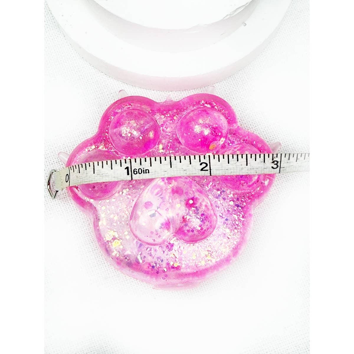 Large Sugary Glittered Paw Squishy Toy