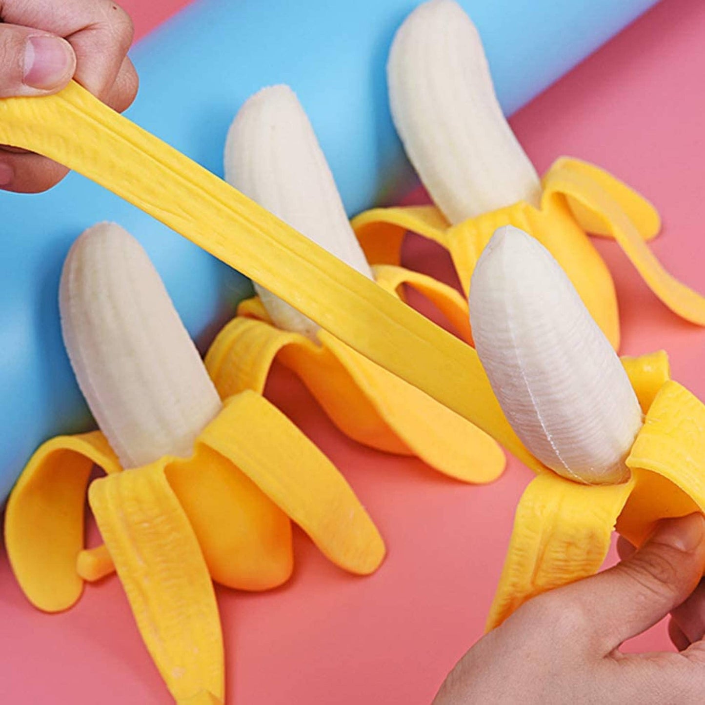 Banana Squishy Fidget Toy – Stretchy Stress Relief
