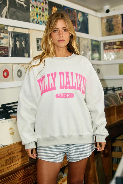 Dilly Dally Reversible Sweatshirt