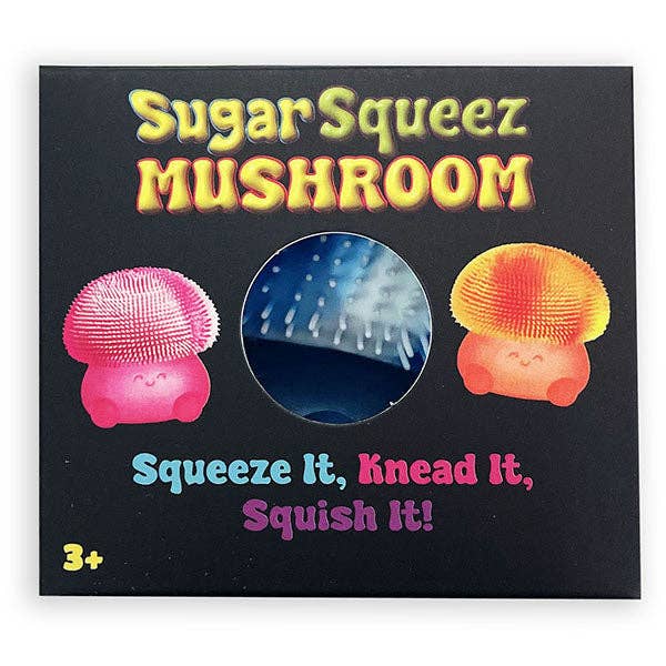SugarSqueez Squishies® Maltose Mushroom Fidget Stress Ball (1pc) Assorted Colors