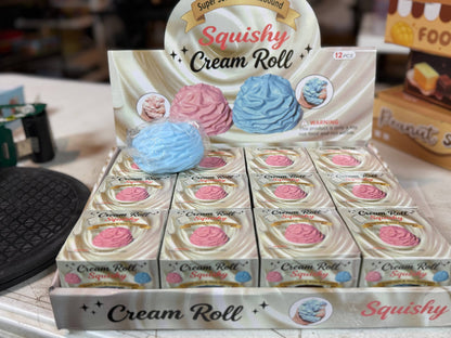 Cream Roll Squishy – Soft Slow-Rising Dessert Sensory Fidget
