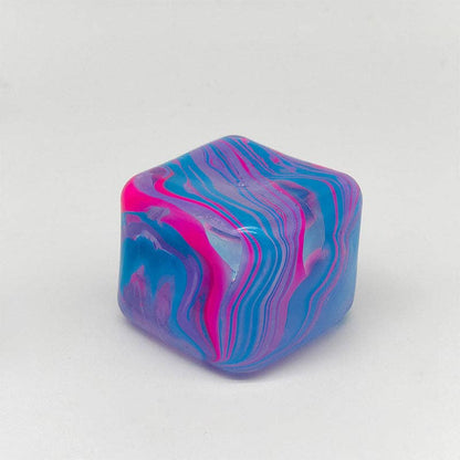 Flow Pattern Ice Cube Malt Sugar Stress Relief Toy Cube