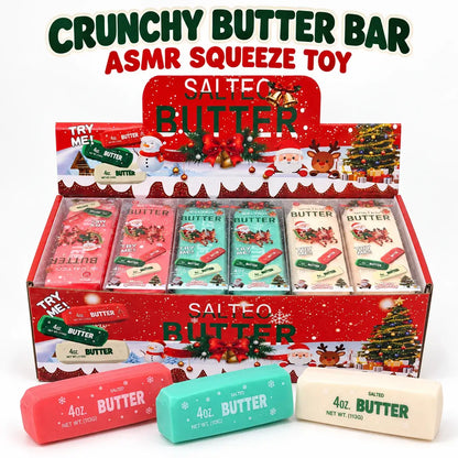 Christmas Crunchy Butter Bar ASMR Squishy Stress Toy