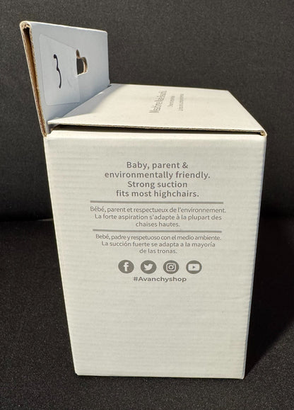 Avanchy Bamboo & Silicone Suction Bowl & Spoon Set|8764