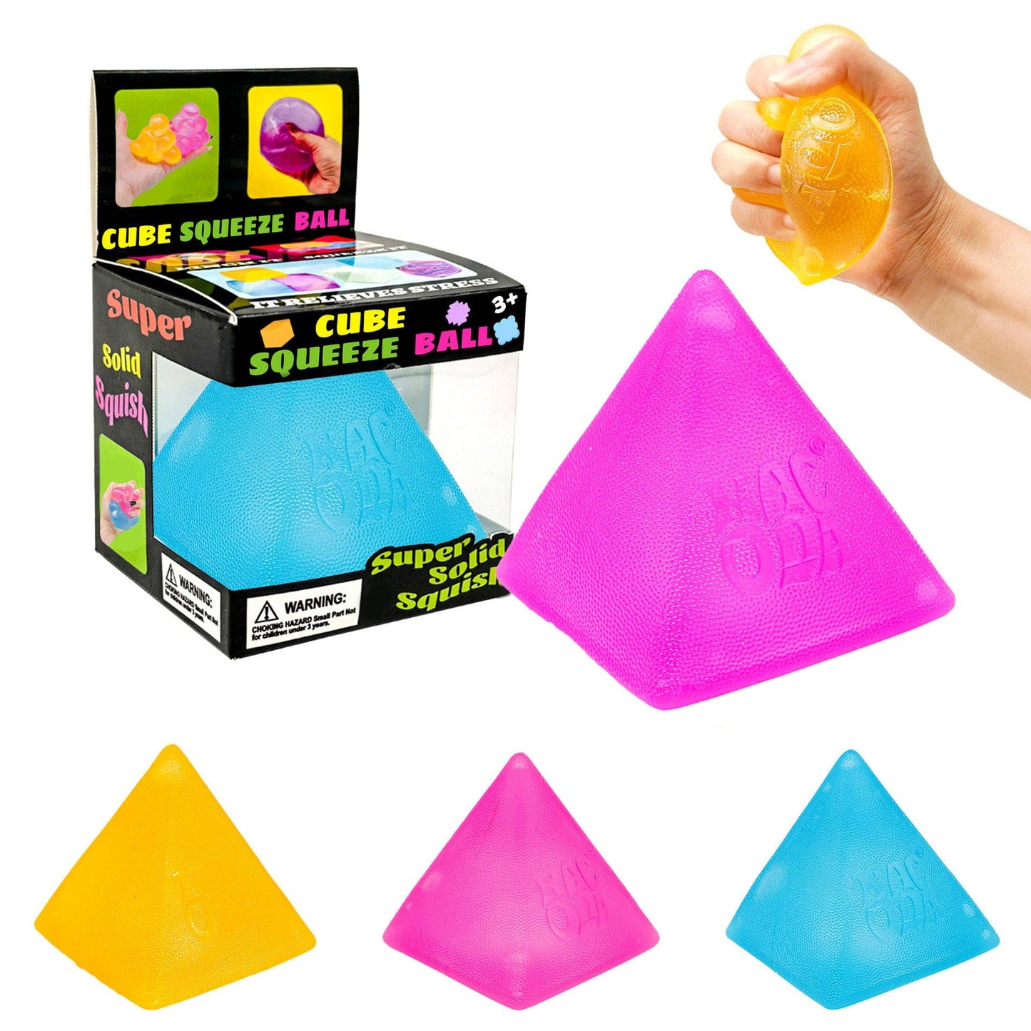 Pyramid Cube Maltose Stress Relief Fidget Toy