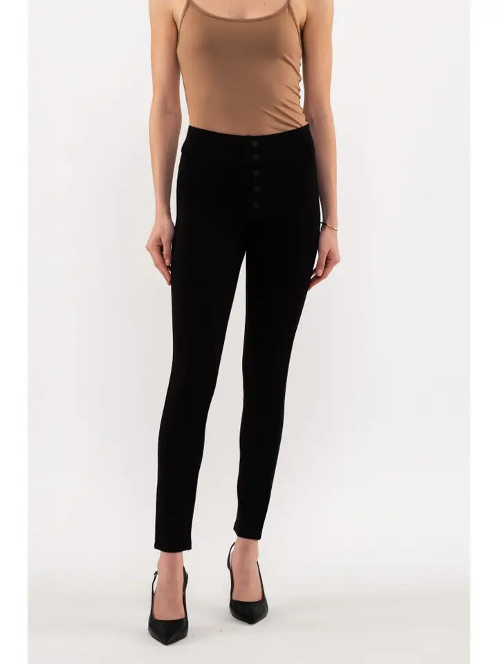 Button Jeggings