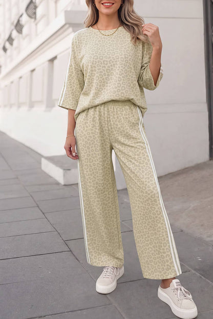 Leopard / Camo / Mallard Striped Detail Pants Set | S-4X