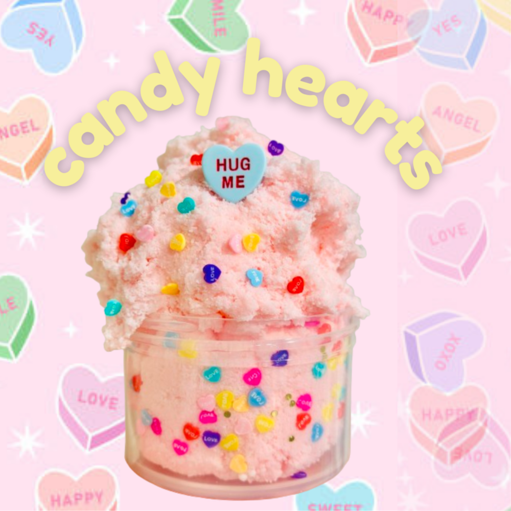 Candy Hearts Cloud Dough|3444