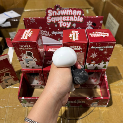 Christmas Themed Snowman Squishy 12/pk | BR231