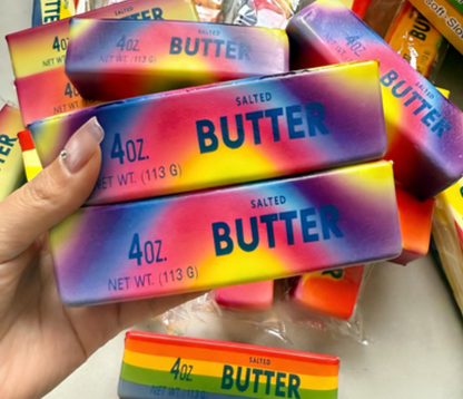 Colorful Super Soft PU Butter Stick Squeeze Toy