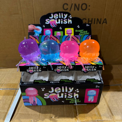 Sugar Squeeze Solid Palm-Sized Jellyfish Toy | HOT | A044