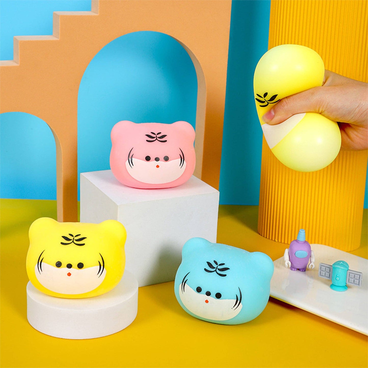 Fidget Cat Squeeze Kids Back to School Toy- Assorted
