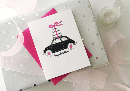 Wedding Moto Card - Wedding Greeting Card - Just Married