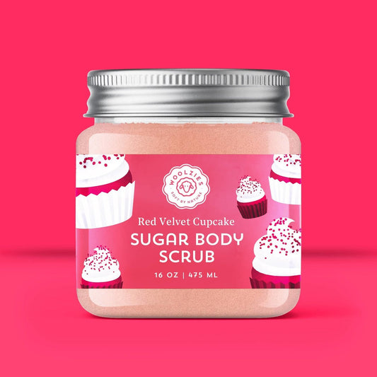 19oz. Red Velvet Cupcake Sugar Body Scrub