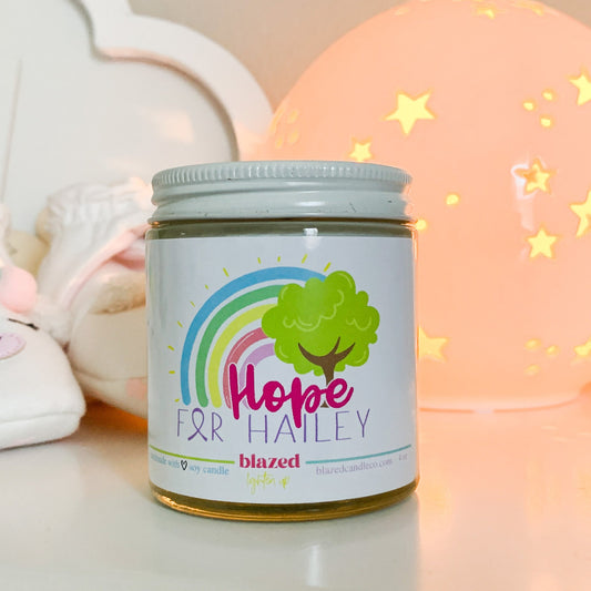 Hope For Hailey #HAILEYSTRONG Candle