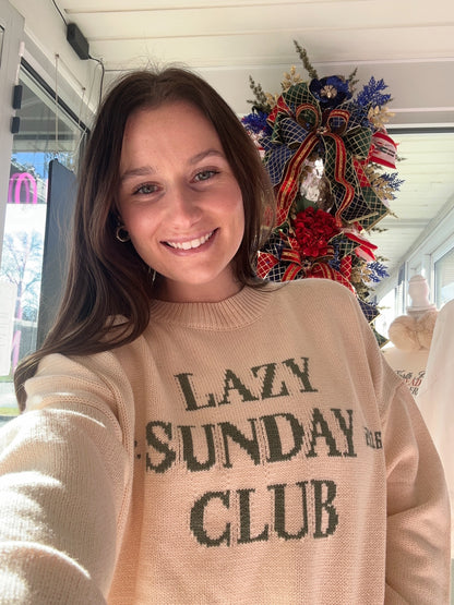 Lazy Sunday Club Sweater