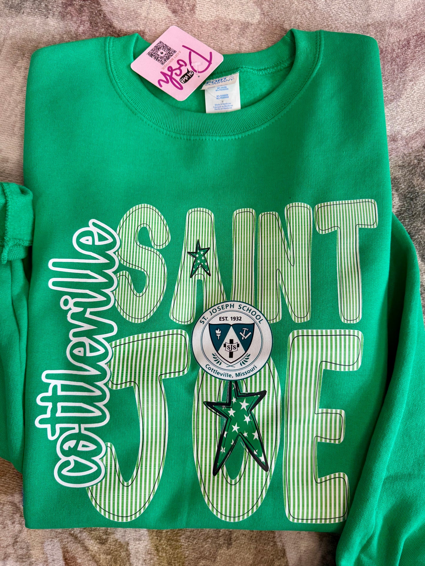 Saints Green Graphic Sweatshirt