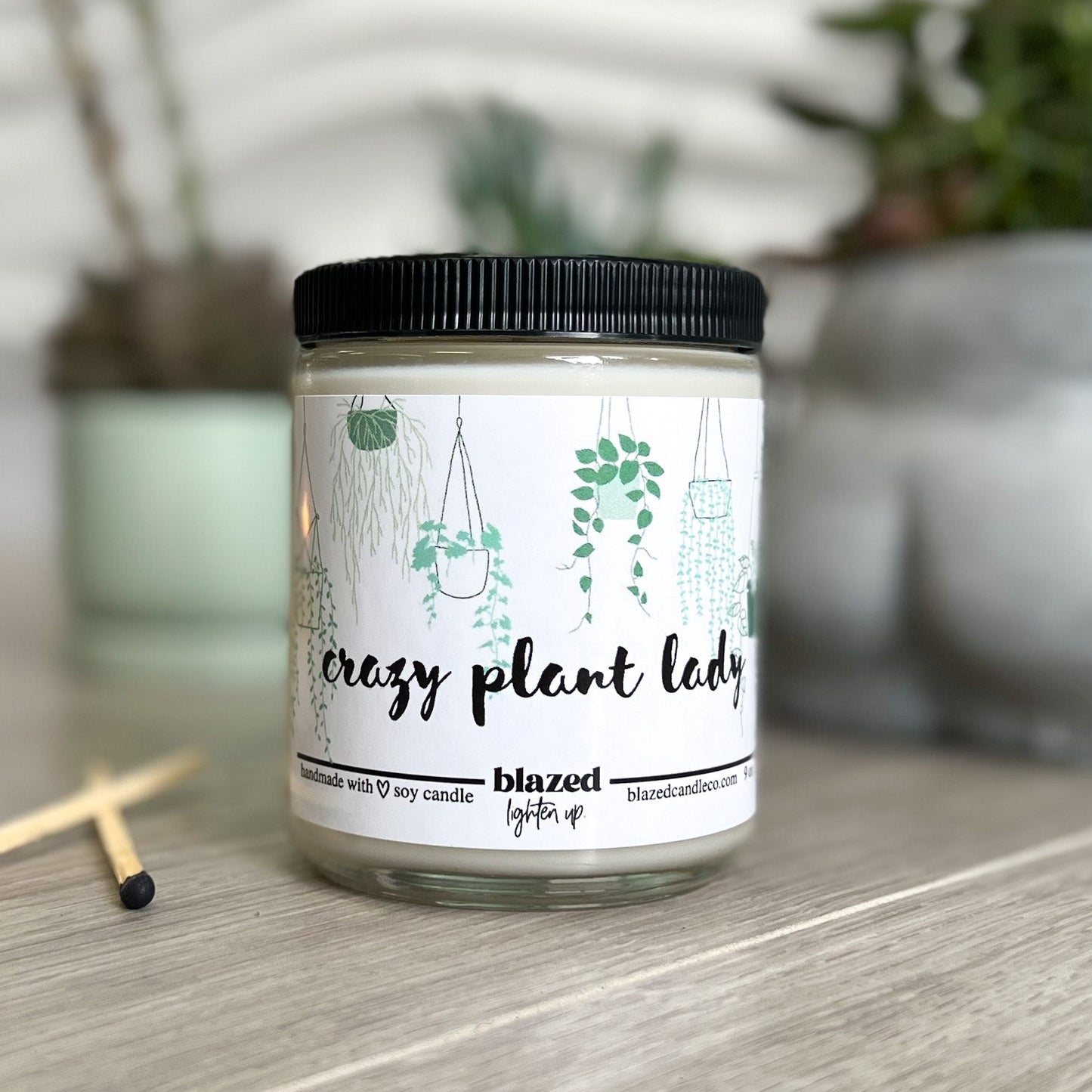 Crazy Plant Lady Candle