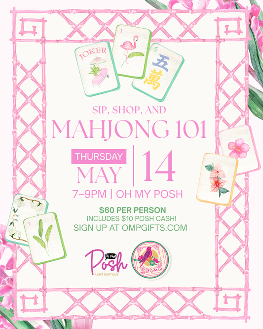 Mahjong 101-May 14th- 7pm-9pm