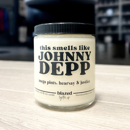 Smells Like Johnny Depp Candle