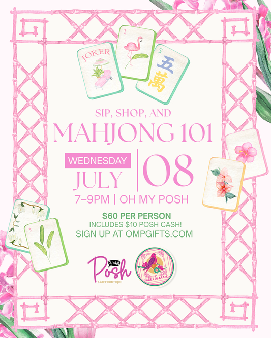 Mahjong 101-Wednesday- July 8th 7pm-9pm