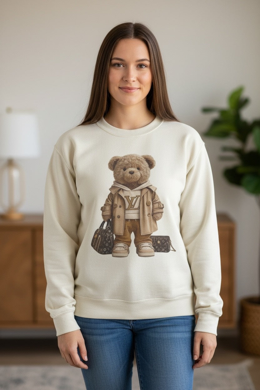 Bear Coat/Purse Sweatshirt