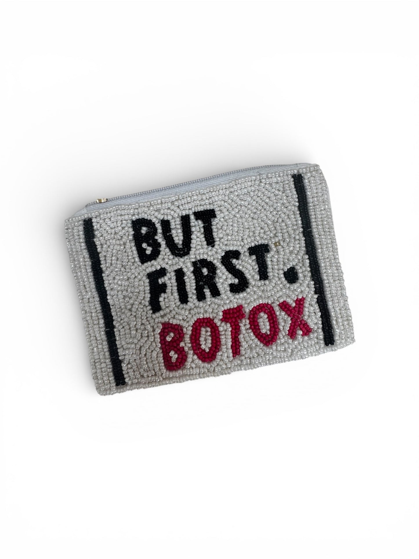 Beaded Coin Bag -But First Botox