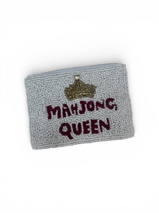 Beaded Coin Purse-Mahjong Queen
