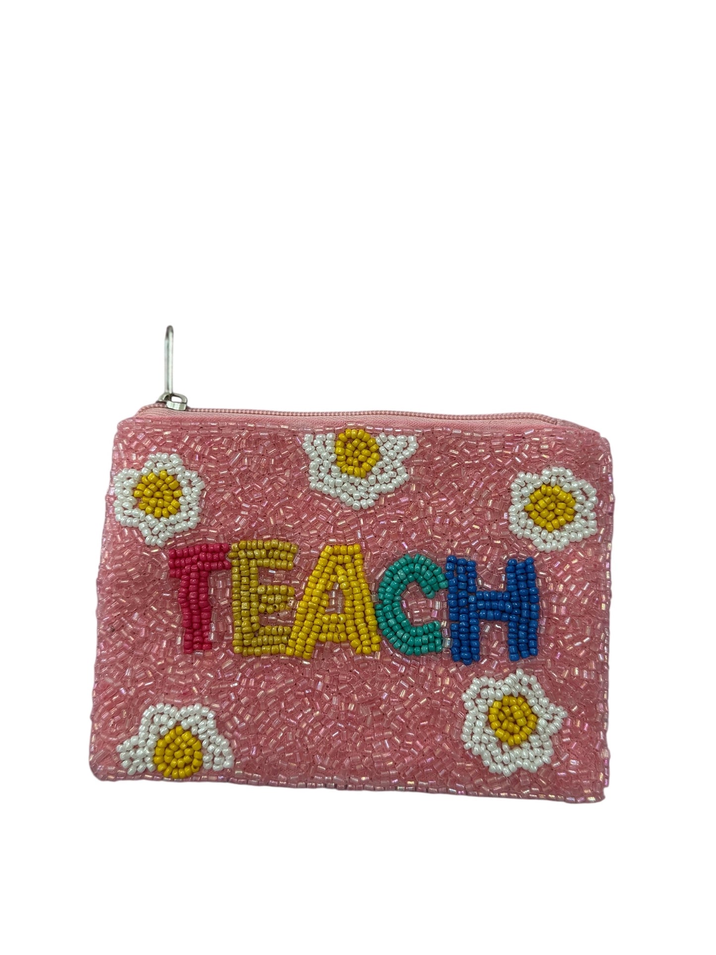 Beaded Coin Bag -teach